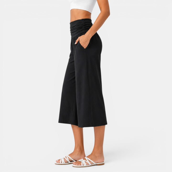 Capri activo para mujer, elástico y transpirable. Perfecto para yoga, fitness, deporte y comodidad casual.