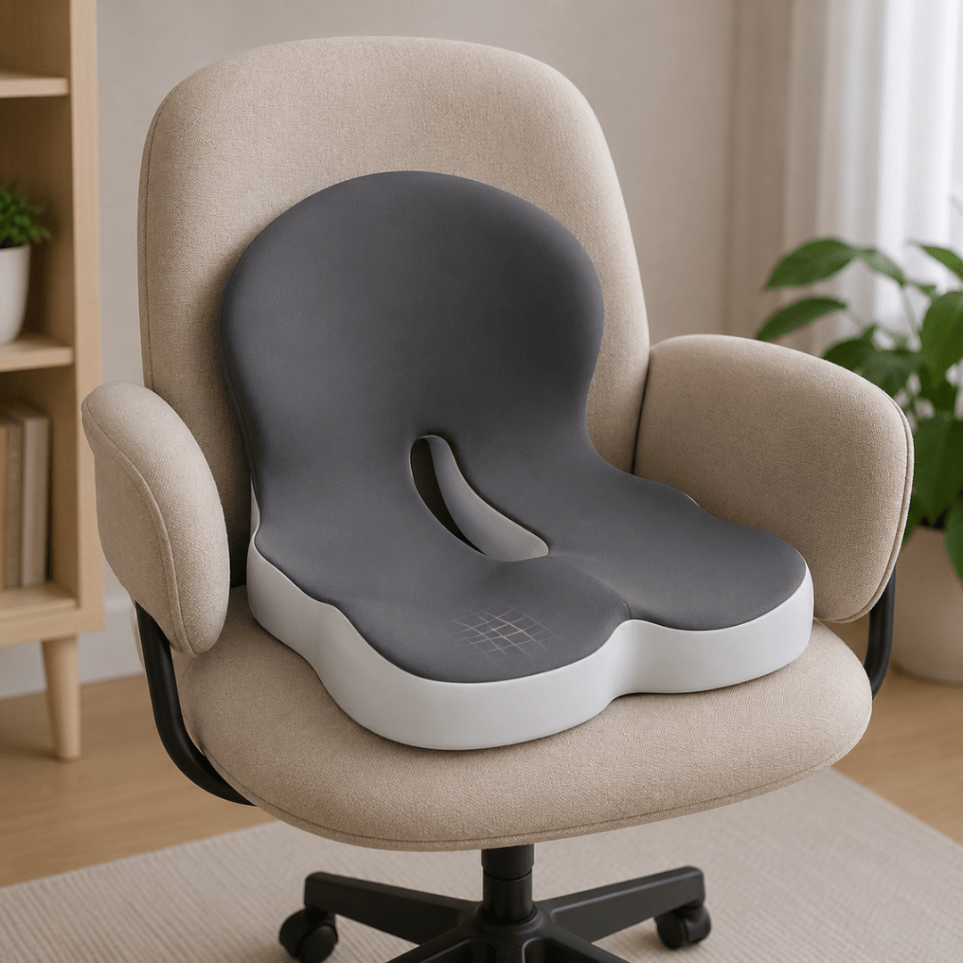 Almohada viscoelástica, solución ergonómica para el dolor de cuello. Confort y soporte cervical.