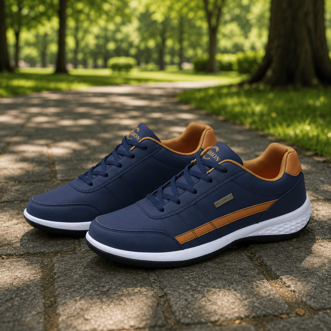 Calzado casual ortopédico para hombre. Zapatillas con estilo clásico, soporte firme y confort urbano.