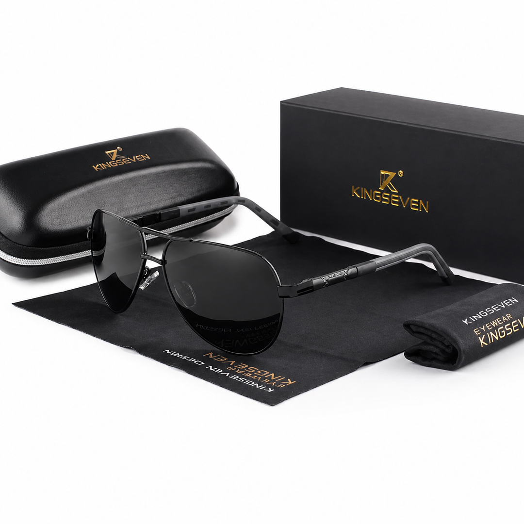 Estilo y funcionalidad: gafas de sol aviador polarizadas para hombre. Perfectas para proteger tus ojos del sol con estilo.