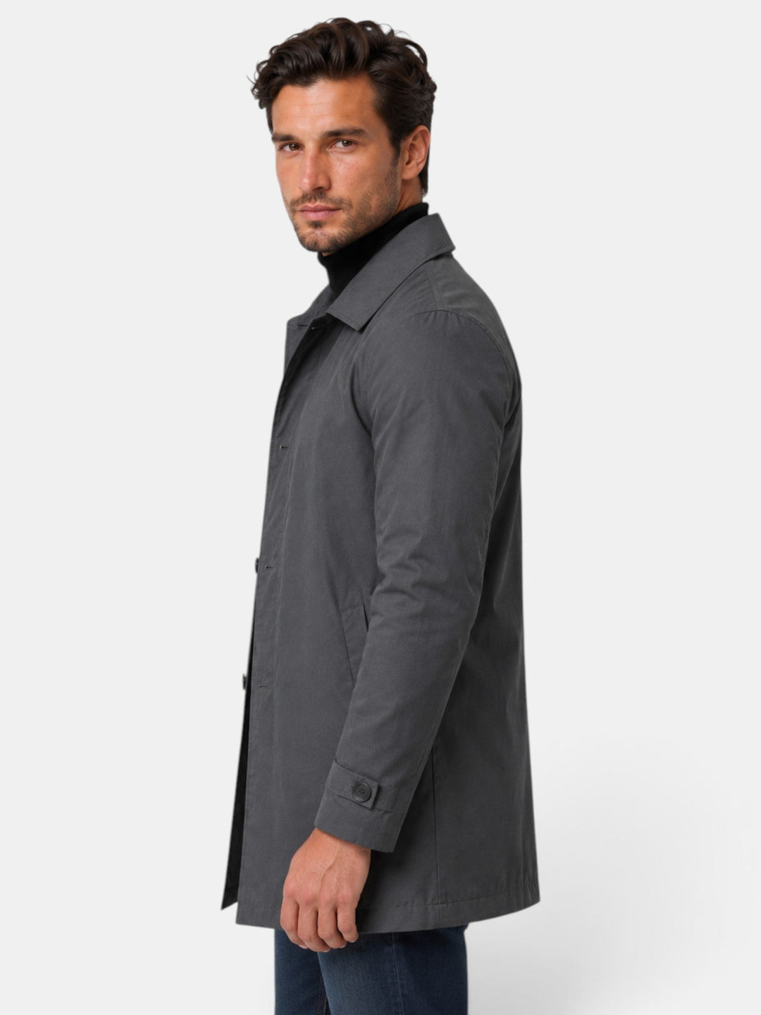 Cómoda chaqueta urbana para hombre, perfecta para todo clima. Estilo casual moderno para el uso diario.