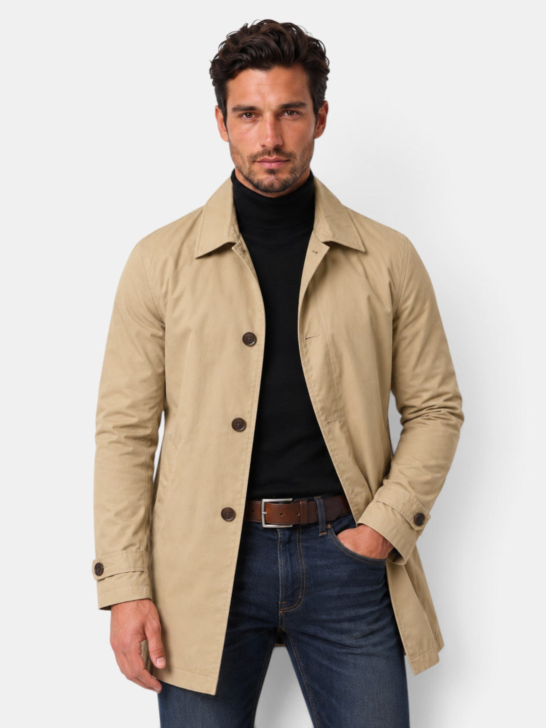 Chaqueta urbana para hombre, ideal todo clima. Diseño moderno, versátil para uso diario y exterior.