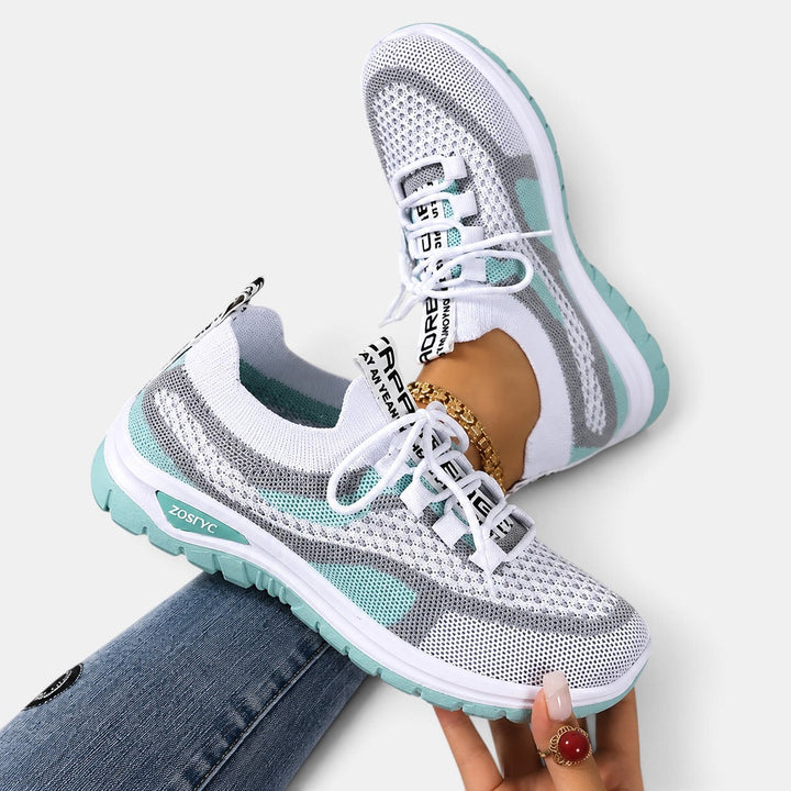 Confortables zapatos ortopédicos femeninos, ligeros y con amortiguación para uso diario.