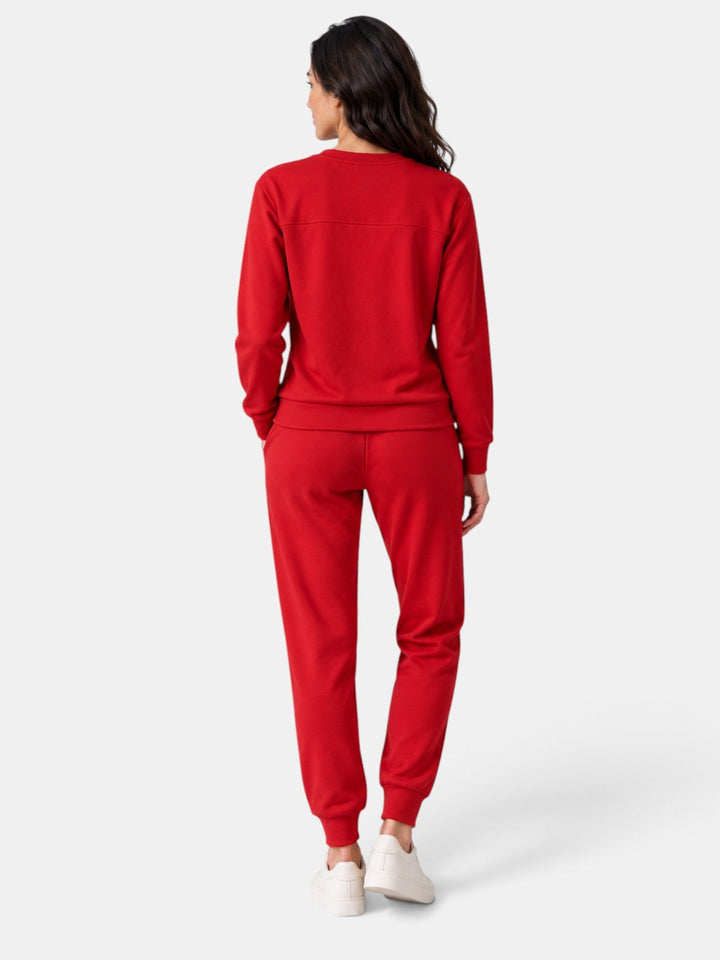Pijama térmico de invierno para mujer, manga larga. Conjunto suave y cómodo para el hogar y descanso.