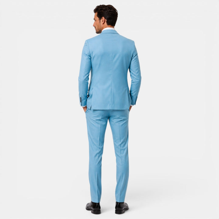 Traje de negocios de hombre. Conjunto formal 3 piezas slim fit. Profesional y sofisticado.