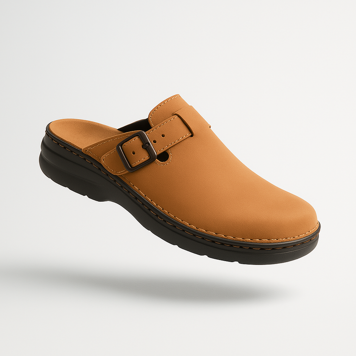 Zapatillas ortopédicas de mujer, diseño elegante con correas ajustables, perfectas para uso diario.