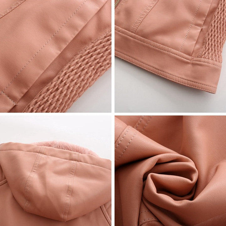 Chaqueta de mujer con estilo adaptable, ideal para transiciones de clima, outwear moderno.