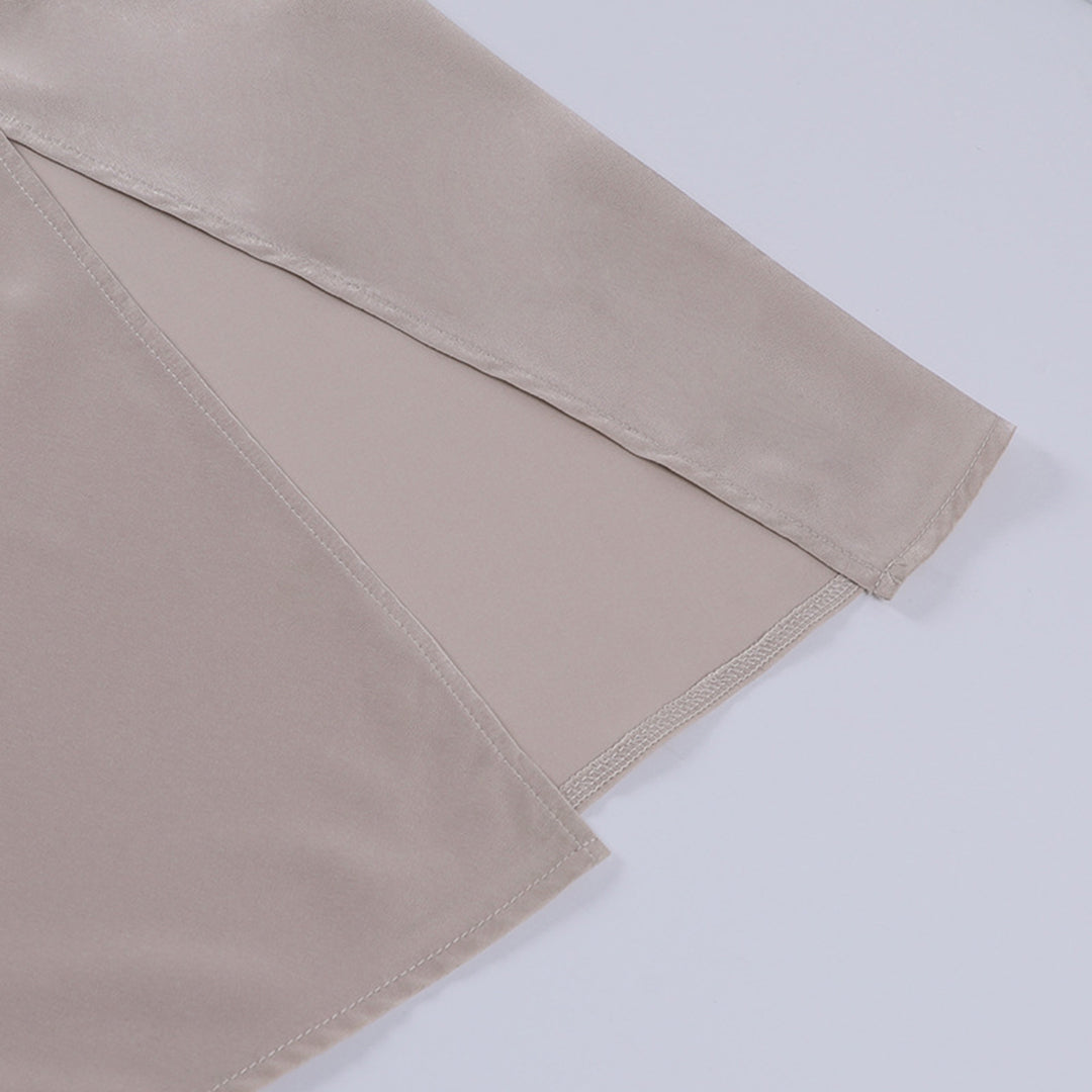Vestido ZIENA para mujer, elegante y versátil, con abertura alta, ideal para fiestas y verano.