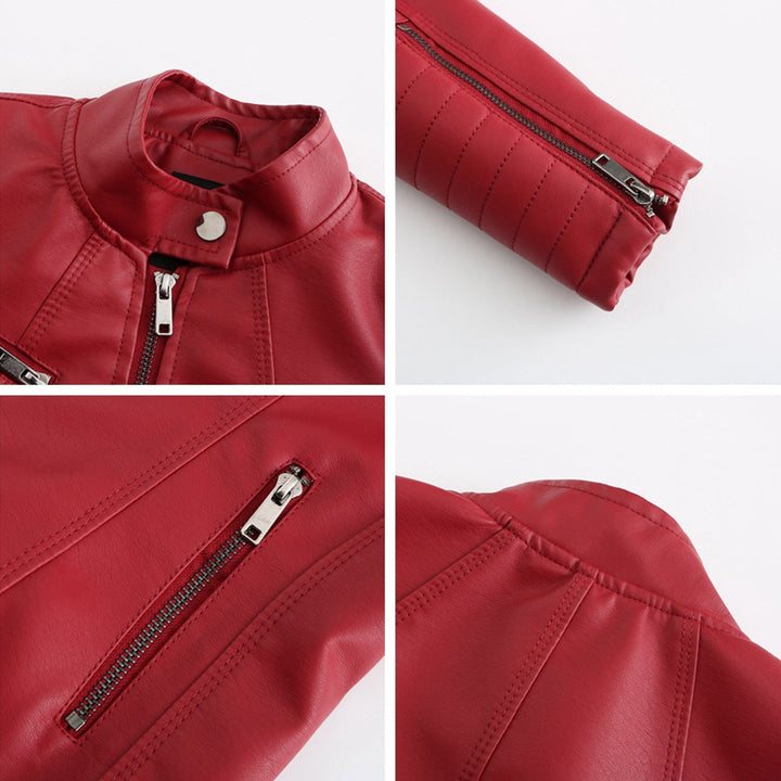 Chaqueta moderna de mujer, mangas acanaladas. Estilo sofisticado para moda femenina. Color negro.
