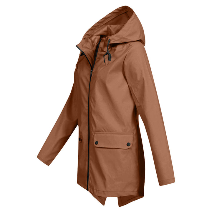 Impermeable moda mujer ALIDA, un chubasquero chic para lluvia, otoño e invierno.