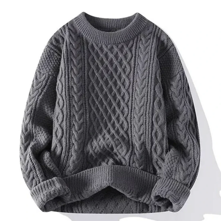Nuestro jersey clásico de hombre, suéter cómodo. Moda masculina versátil para cada día.