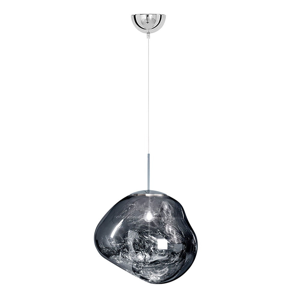 Lámpara individual de diseño irregular, ideal para iluminación de acento en espacios modernos.