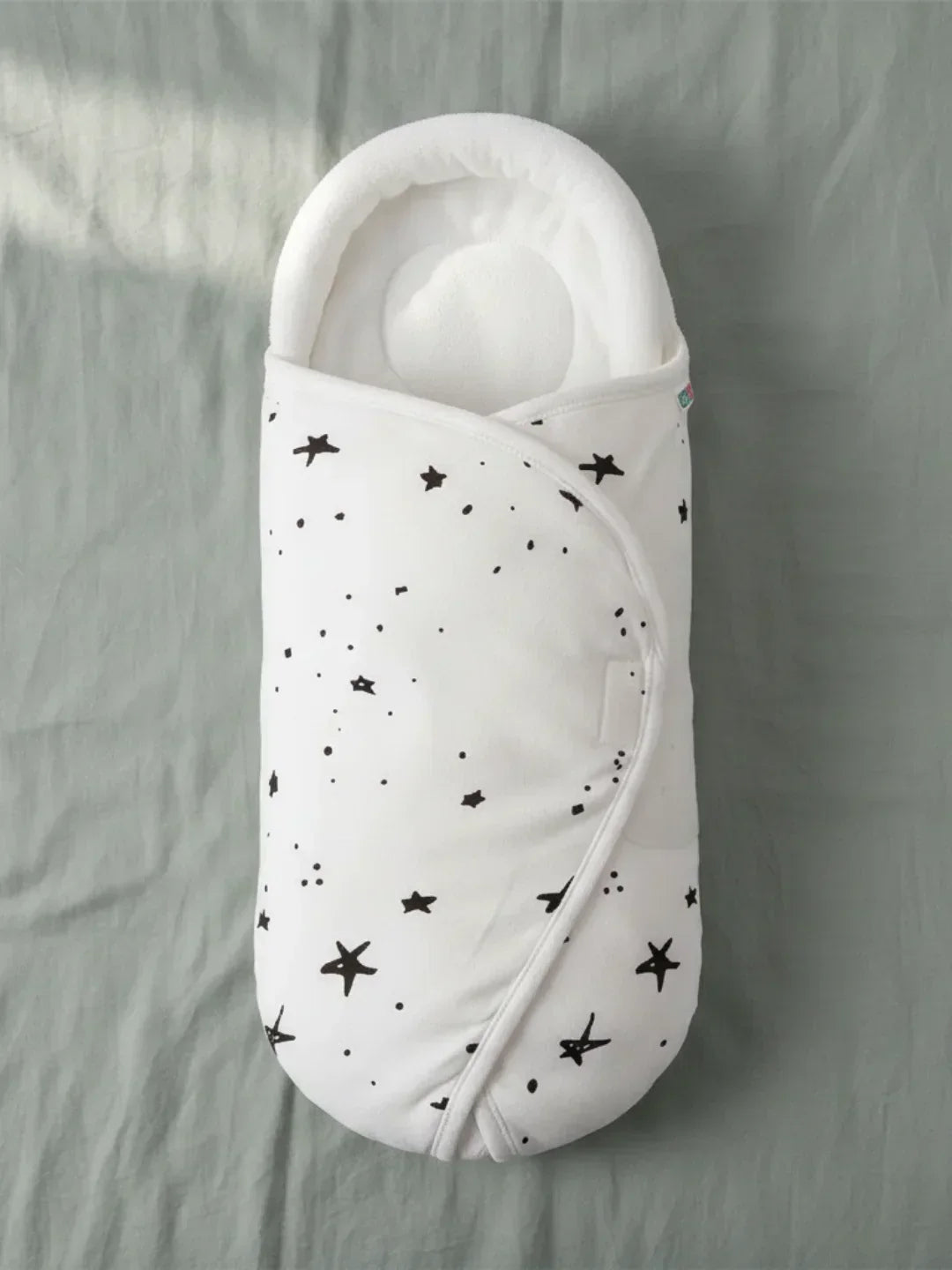 Arrullo de algodón puro para recién nacido, con capucha, perfecto para dormir y abrigar.