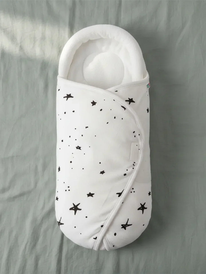 Arrullo de algodón puro para recién nacido, con capucha, perfecto para dormir y abrigar.