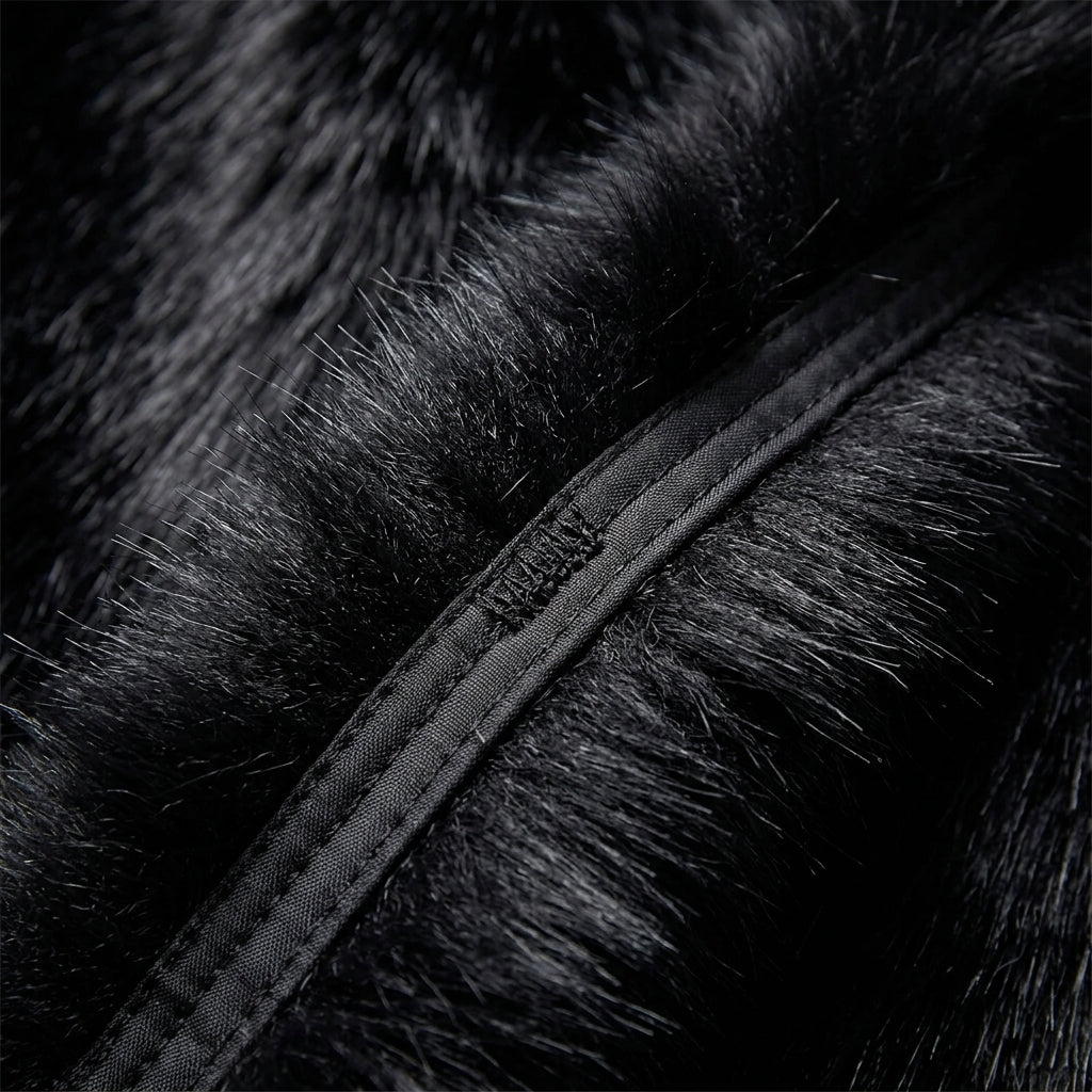 Textura suave: Chaleco de mujer de pelo sintético sin mangas. Calentito y a la moda para días frescos de invierno.