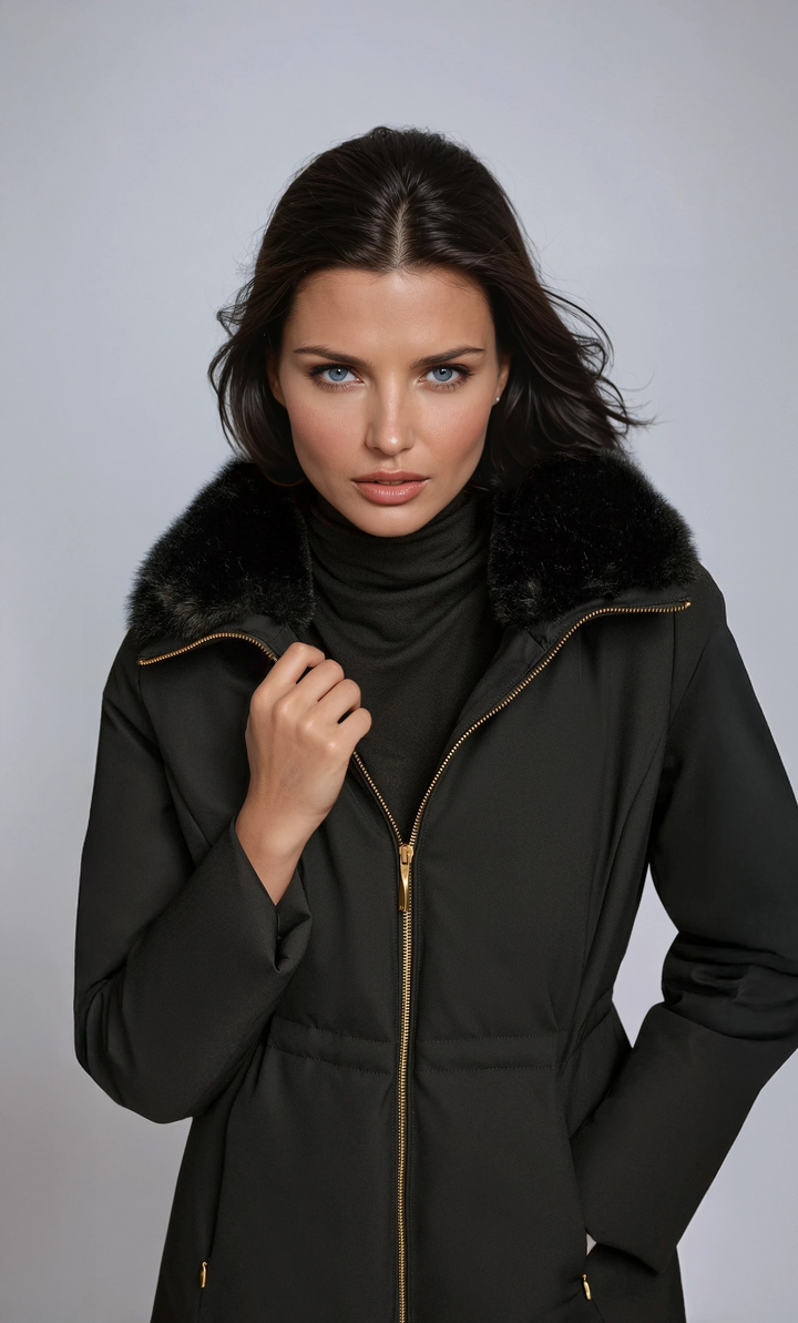 Chaqueta acolchada de invierno para mujer, ideal para el frío, ropa exterior de moda y confort.