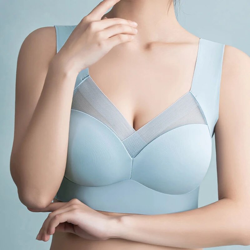 Sujetador sin costuras ultra cómodo para mujer, ideal para usar como ropa interior diaria.
