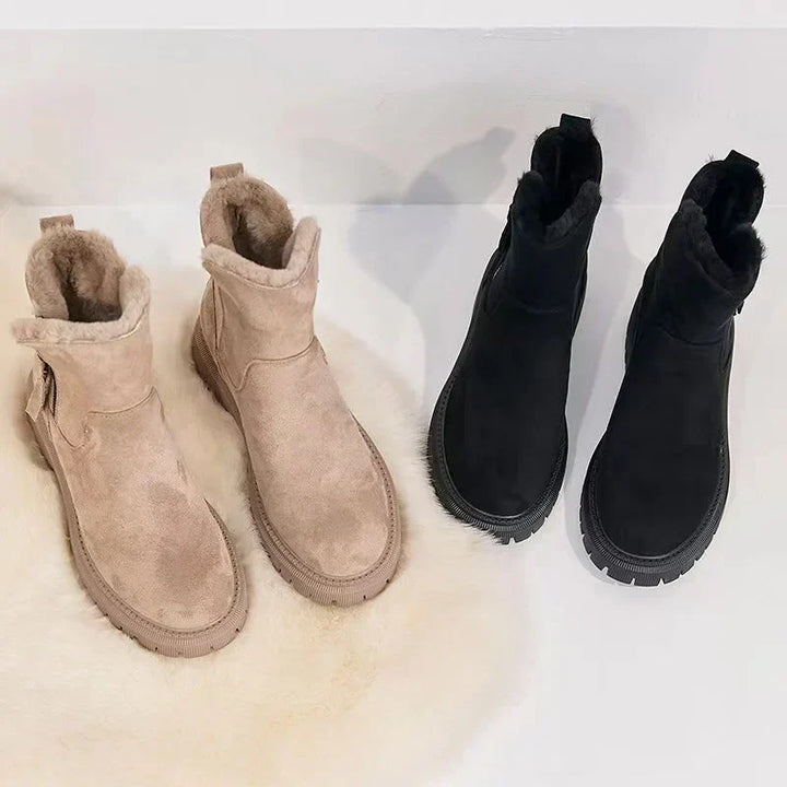 Calzado de moda para mujer: botas casual de invierno, elegantes y calentitas para uso diario.