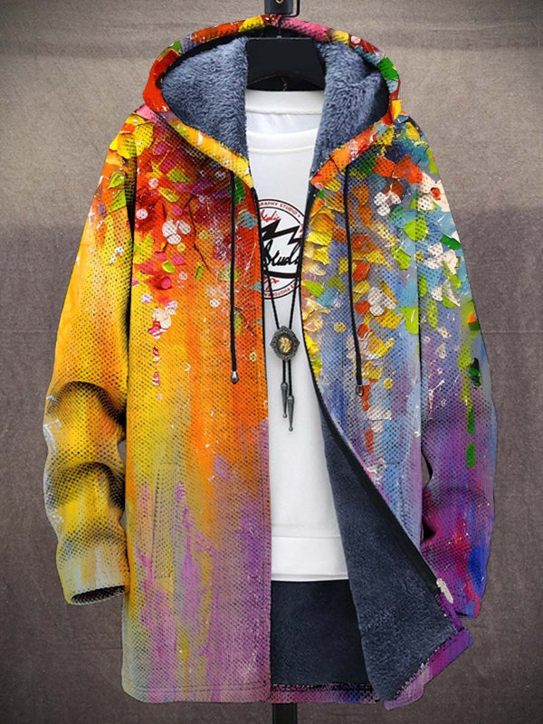 Suéter cárdigan para mujer con patrones artísticos únicos. Chaqueta elegante de moda, perfecta para estilo casual sofisticado.