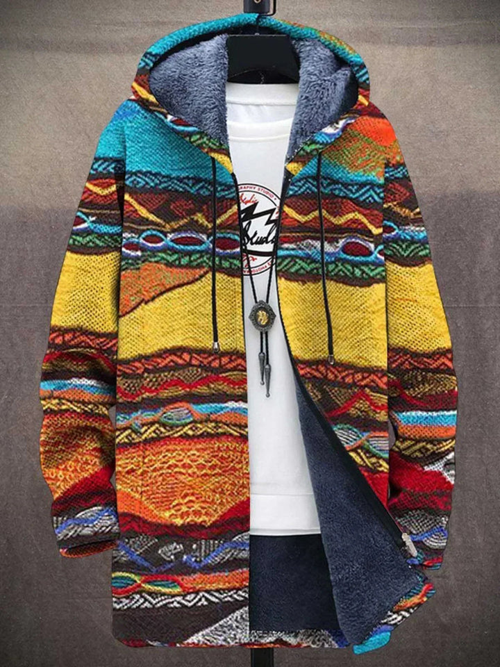 Cárdigan de mujer elegante y confortable, con estilo artístico. Moda de invierno/otoño, chaqueta versátil para cualquier look.