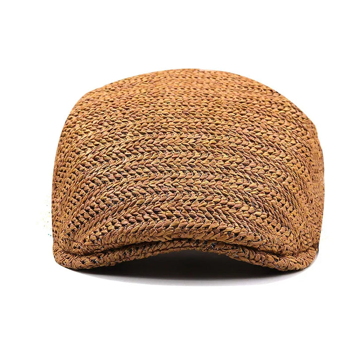 Gorra de paja unisex ajustable, protección solar para verano, playa y vacaciones.