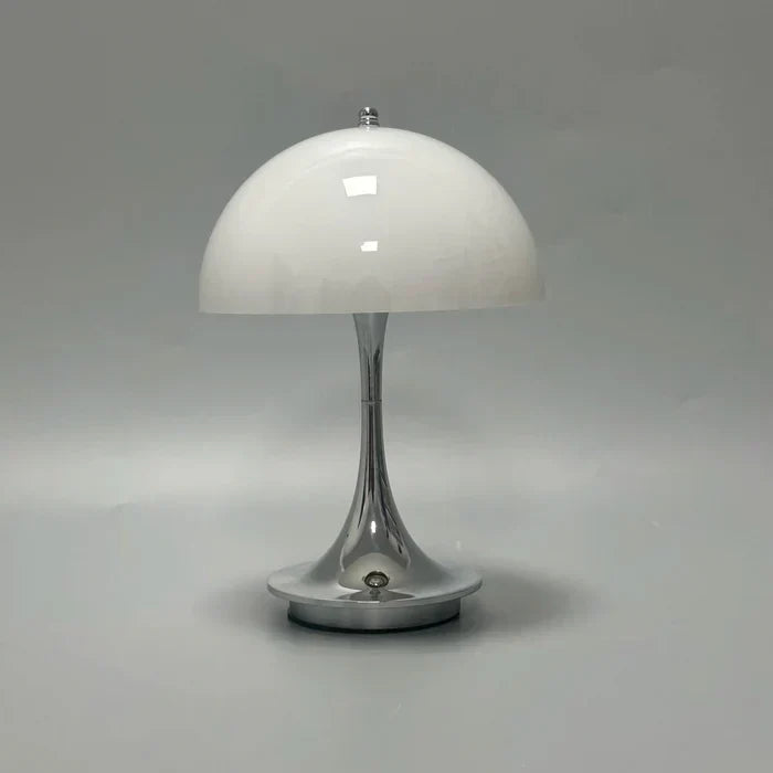 Lámpara de mesa LED decorativa inalámbrica, luz cálida para ambientes modernos. Recargable para tu hogar.
