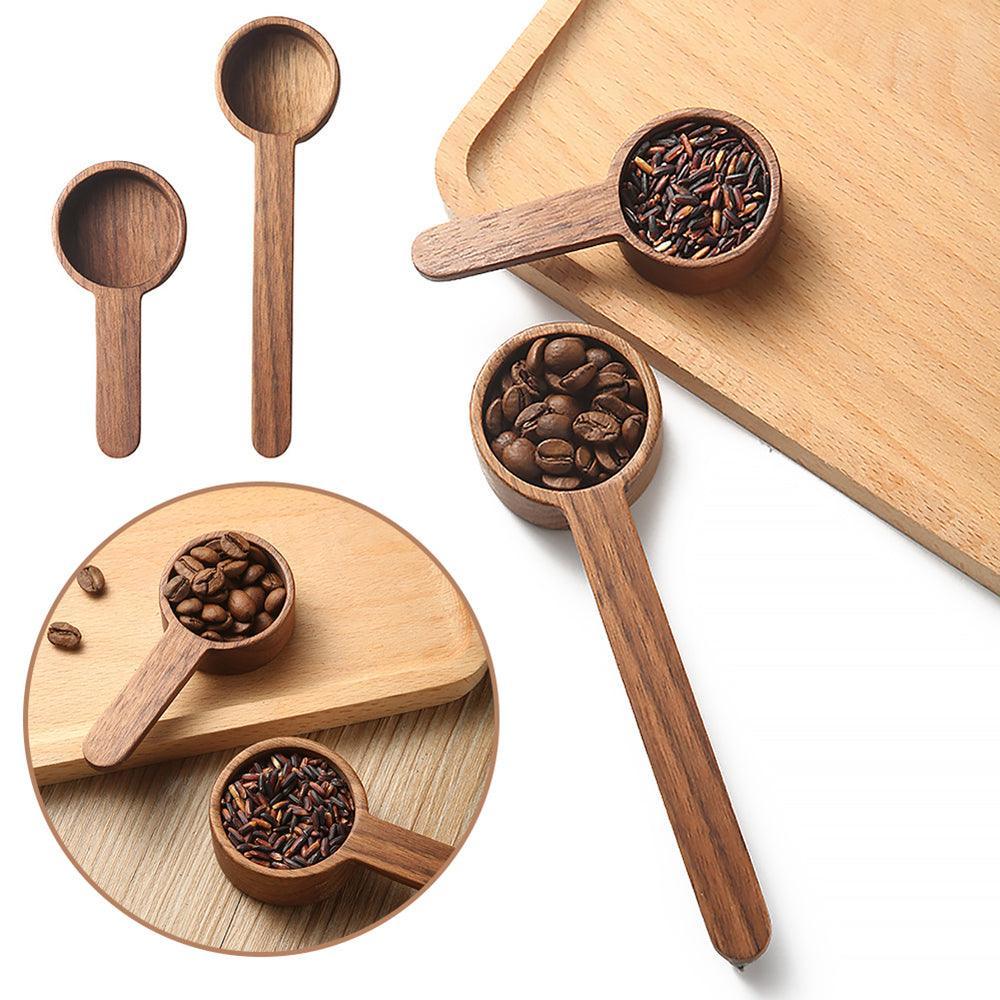 Cuchara medidora de café artesanal. Accesorio de cocina con diseño orgánico y moderno. Perfecto para tu cafetera.