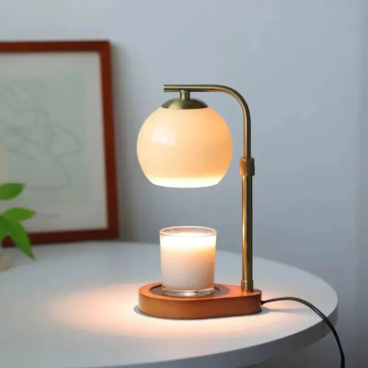 Lámpara calentadora de velas, difusor de aroma para crear un ambiente cálido y relajante.