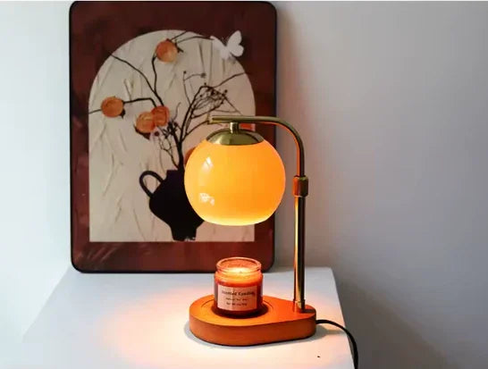 Lámpara para velas aromáticas, añade un toque moderno y acogedor a cualquier espacio del hogar.