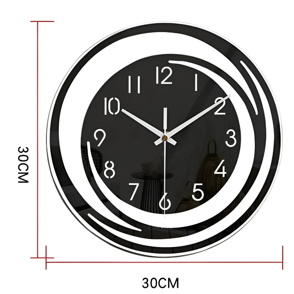 Exclusivo reloj de pared de diseño escandinavo. Estilo moderno, acrílico, silencioso. Ideal para decoración del hogar.
