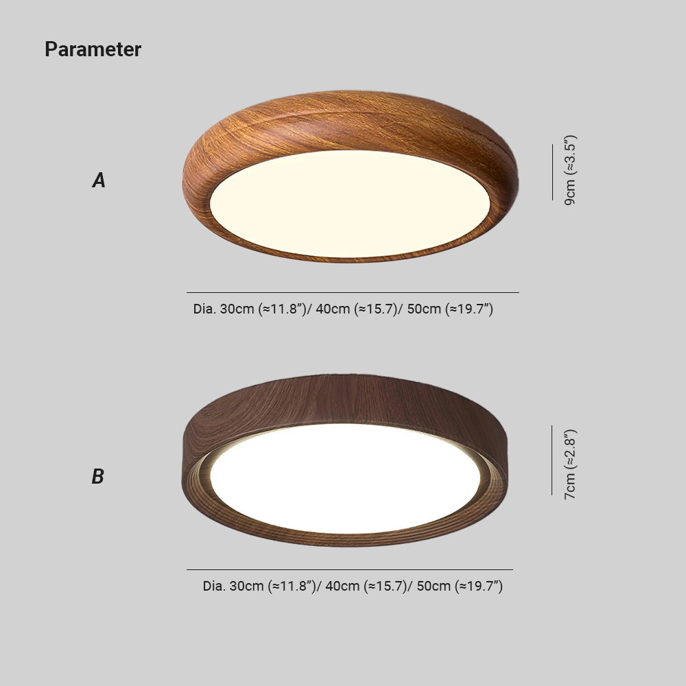 Iluminación de techo LED dimmable, luz ajustable para ambientes modernos.