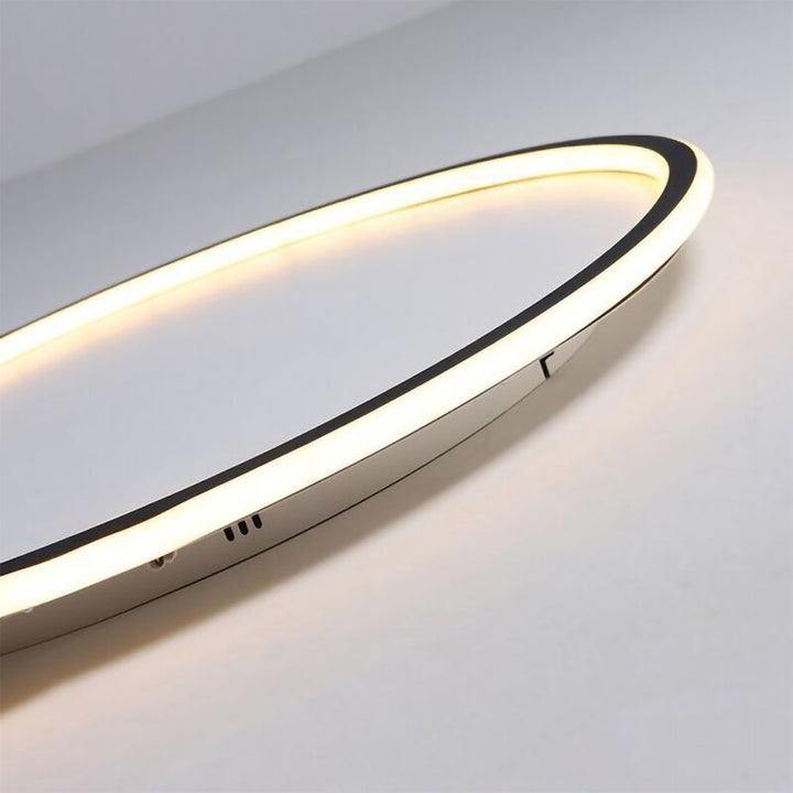 Iluminación LED empotrada para techo, con estilo moderno y funcionalidad regulable de luz.