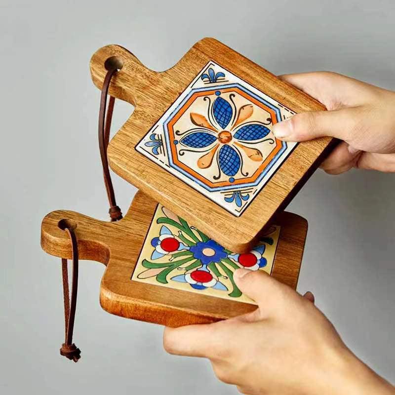 Accesorio de cocina: salvamanteles artesanal. Protege tu mesa del calor con estilo y diseño único.