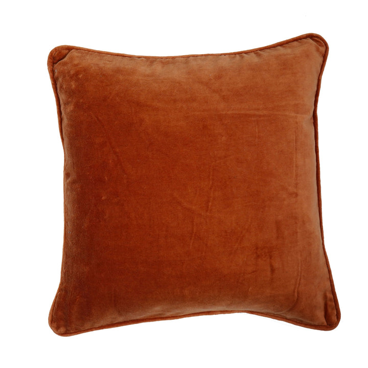 Lujosa funda cojín de terciopelo de algodón suave y flecos, perfecta para decorar el hogar con estilo.
