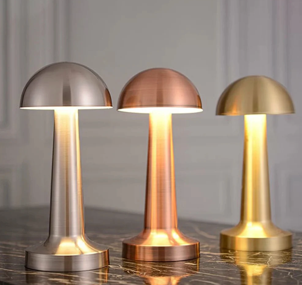 Lámpara LED inalámbrica portátil para mesita de noche, luz táctil regulable para cualquier rincón.