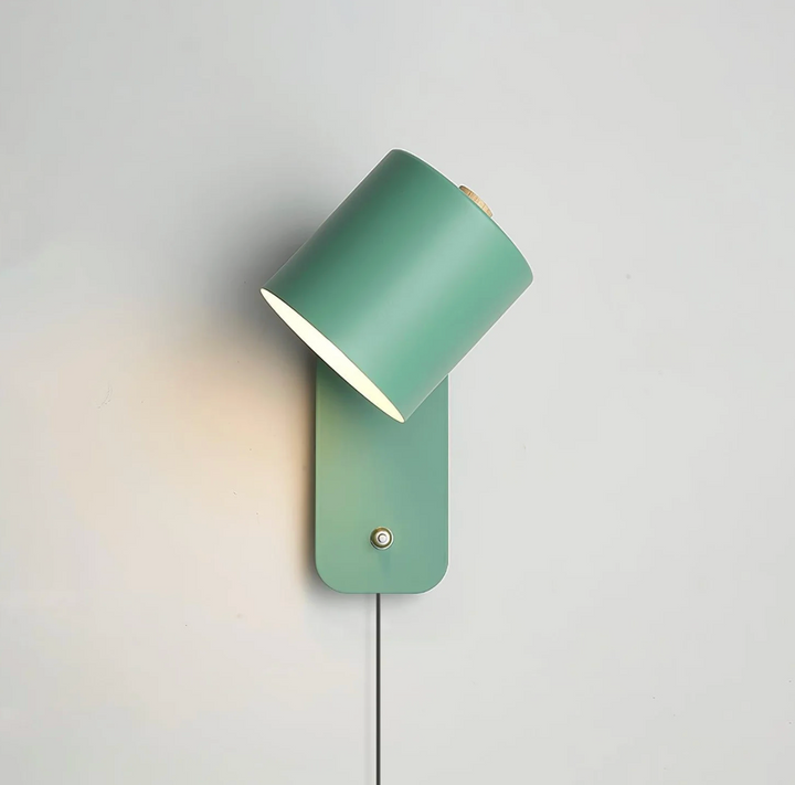 Lámpara de pared moderna y elegante para lectura, con función pivotante, perfecta para dormitorios y salas.