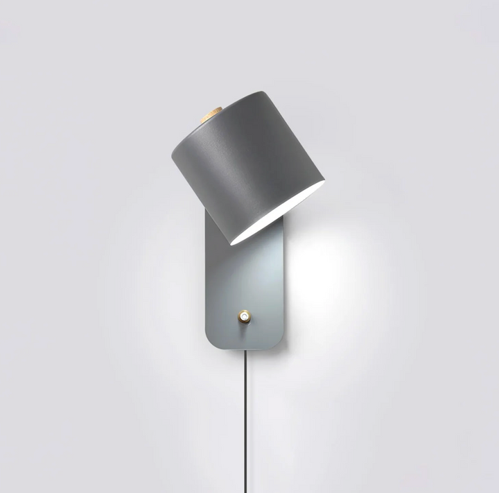 Aplique de pared ajustable para lectura, luz direccional moderna para iluminación de tarea en oficina o hogar.