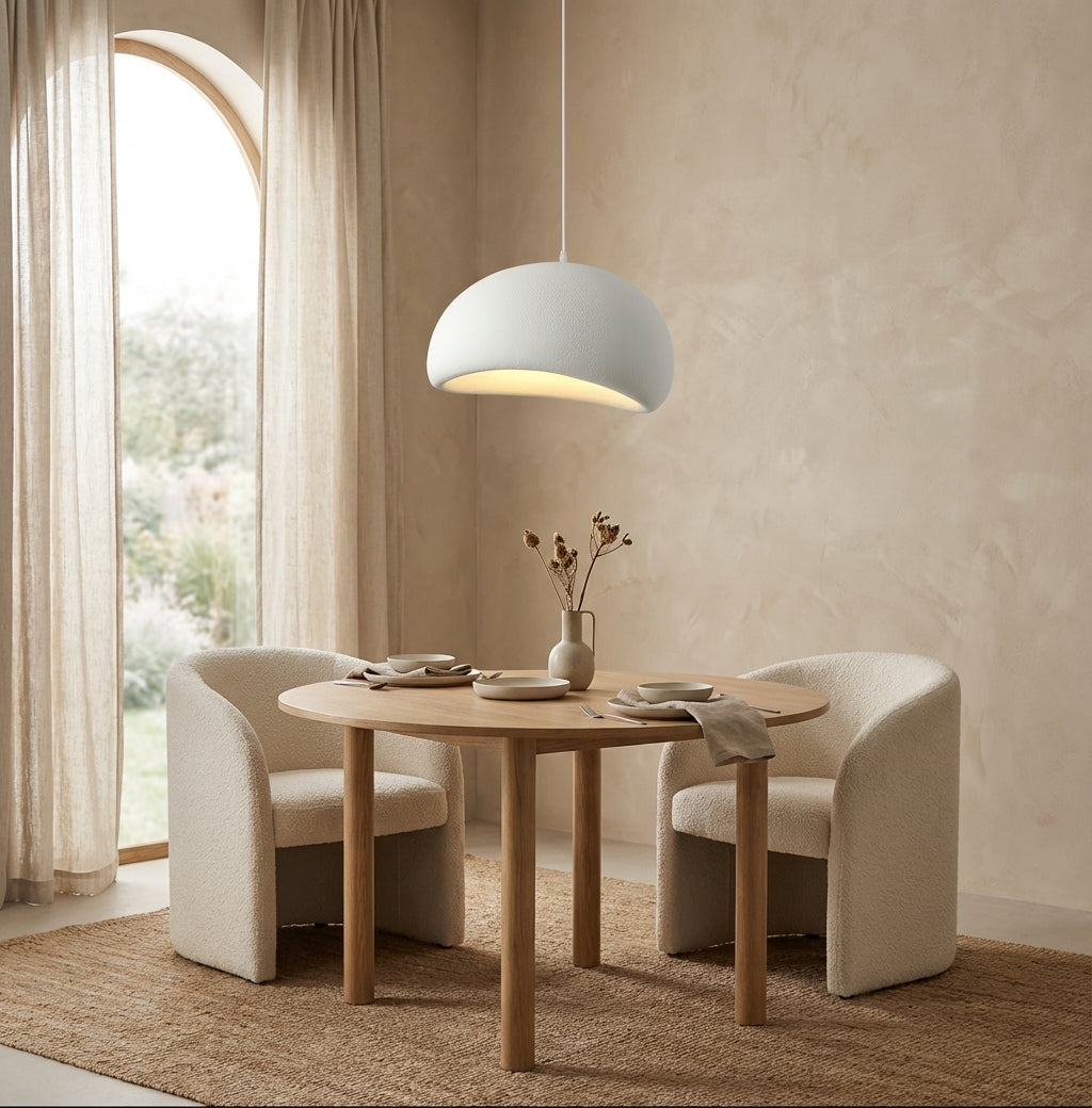 Candelabro Nube moderno blanco, lámpara colgante escultural para salón o dormitorio.