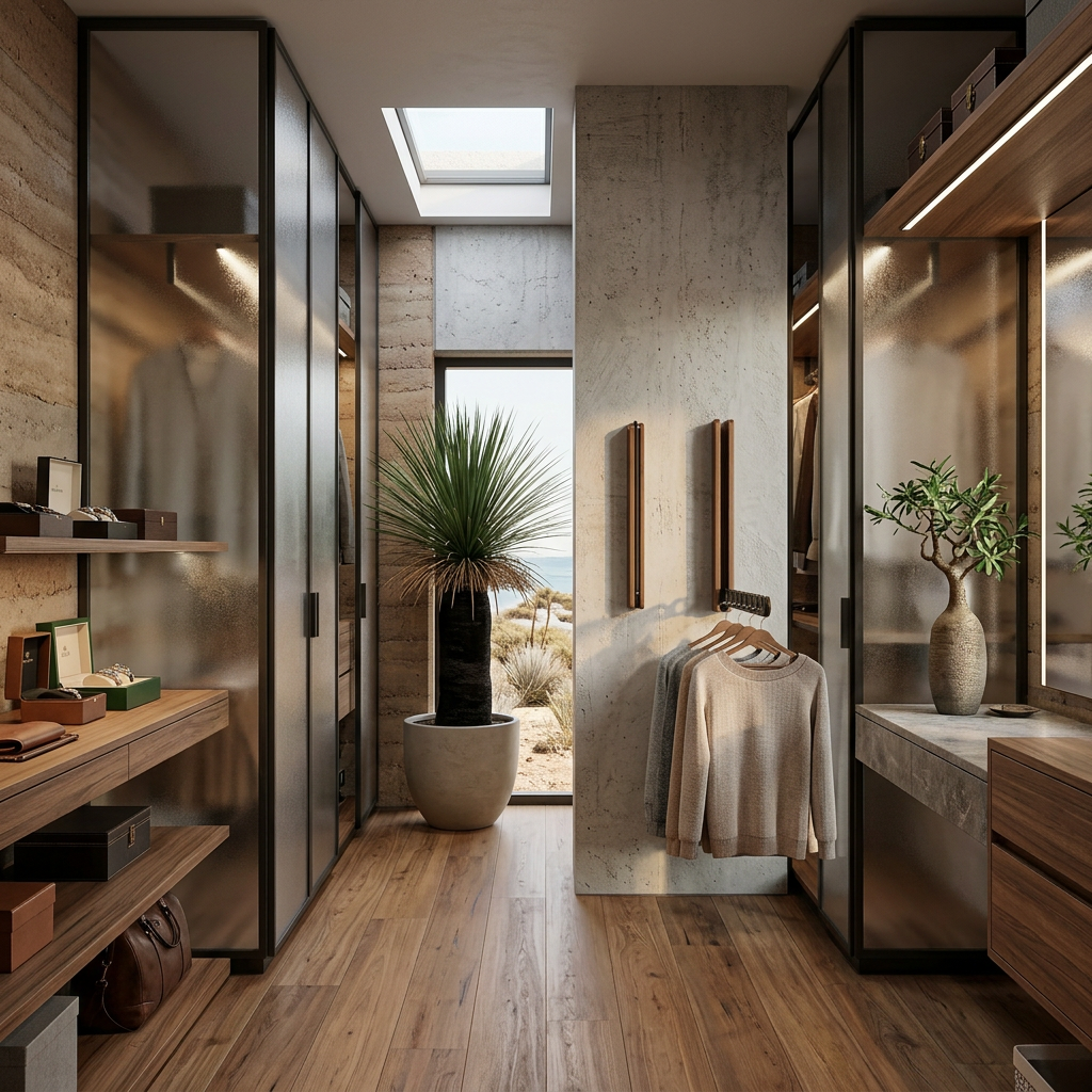 Perchero de pared moderno con acabado blanco mate, diseño plegable elegante para ropa.