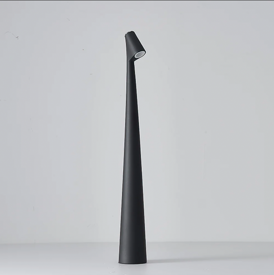 Lámpara de mesa LED táctil, diseño nórdico, iluminación moderna y portátil para tu hogar.