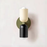 Beige-Negro con Base Verde
