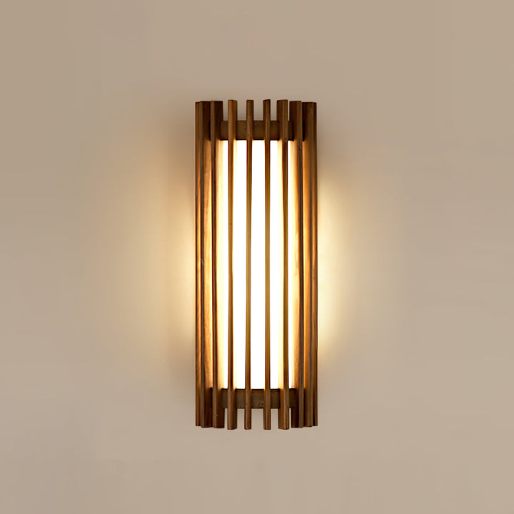 Lámpara de pared LED elegante con opciones de luz cálida o fría para interiores modernos y versátiles.
