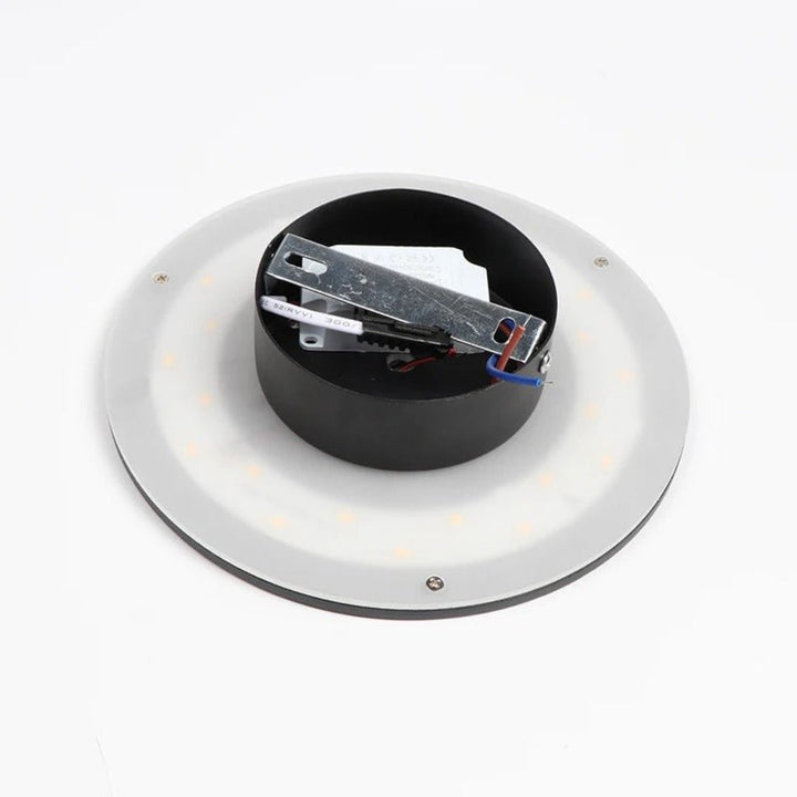Iluminación LED redonda con retroiluminación. Aplique moderno para pared, crea un ambiente único.