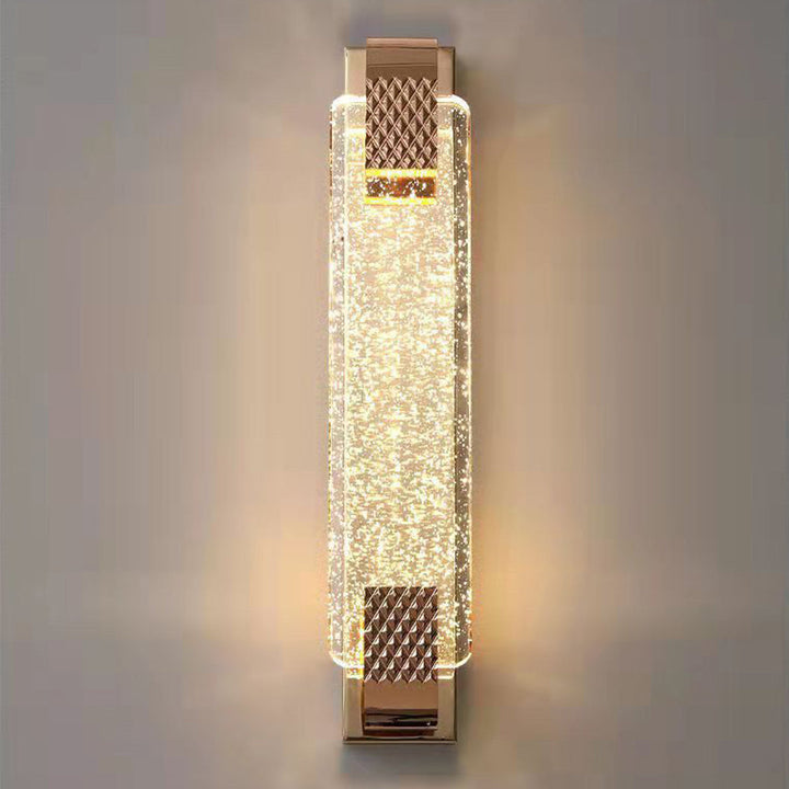 Aplique de pared LED moderno y elegante para decoración de lujo.