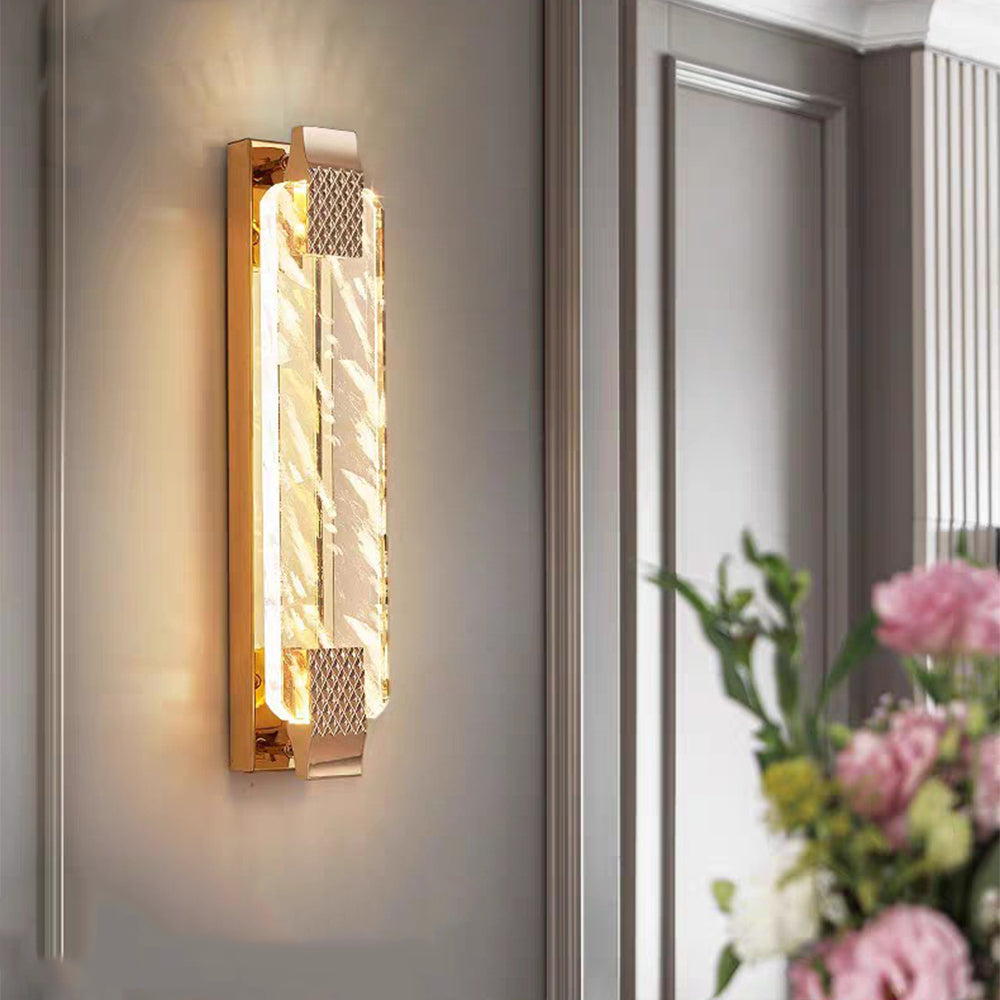 Luz de pared brillante LED, perfecta para iluminación decorativa y ambientes lujosos.