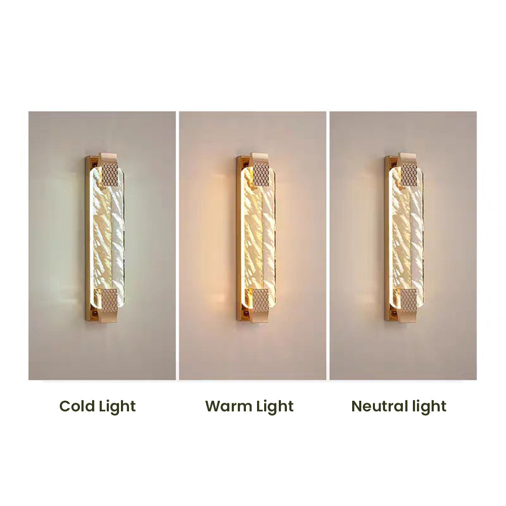 Aplique de pared moderno con iluminación LED, ideal para diseño interior sofisticado.