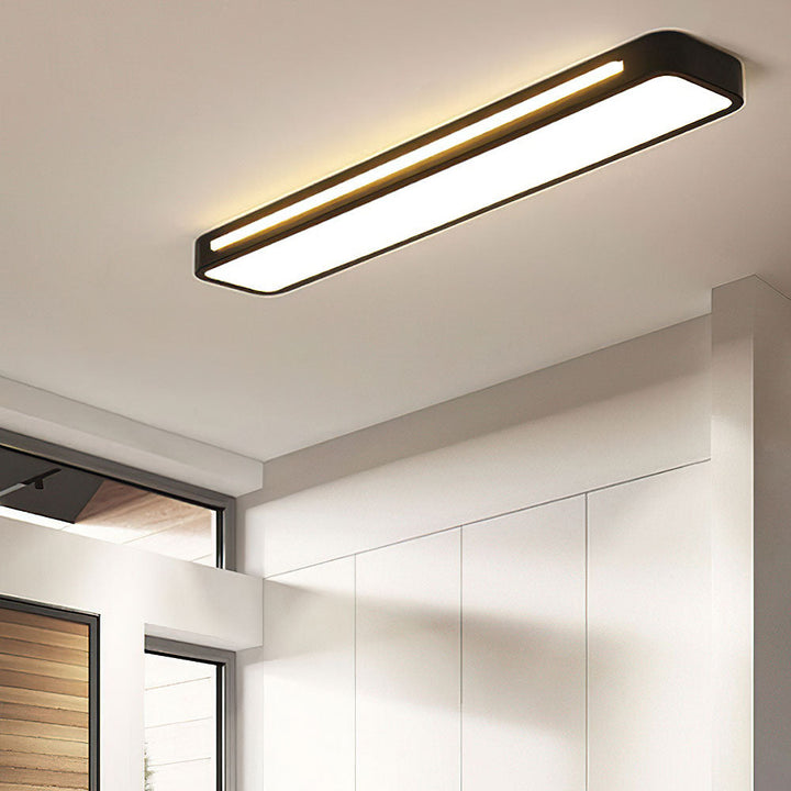 Luz de techo LED para comedor, estilo nórdico, ofrece iluminación brillante y eficiente.