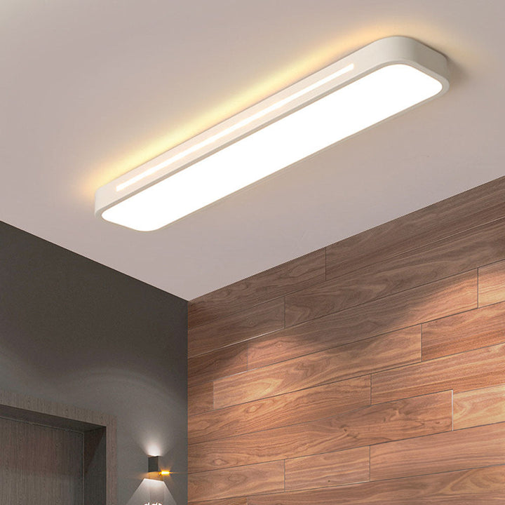 Lámpara de techo LED moderna, diseño escandinavo, transforma tu espacio con luz cálida.