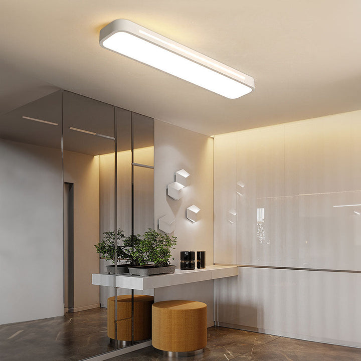 Plafón LED decorativo, estilo nórdico-minimalista, ideal para el techo de tu sala.