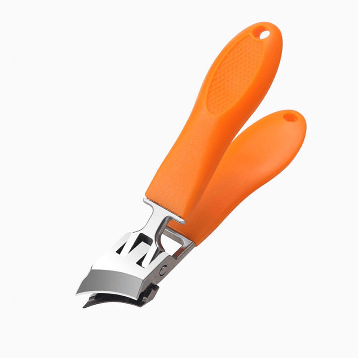 Cortauñas ergonómico unisex con mango antideslizante, ideal para uñas gruesas y encarnadas.